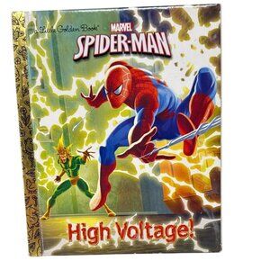 Vintage Marvel Spider-Man High Voltage Little Golden Book